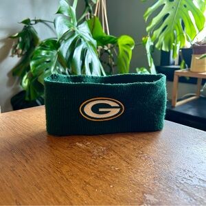 Vintage Green Bay Packers NFL Football ‘90s Green Knit Headband Ear Warmer